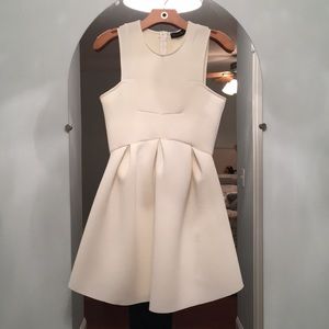 White neoprene dress